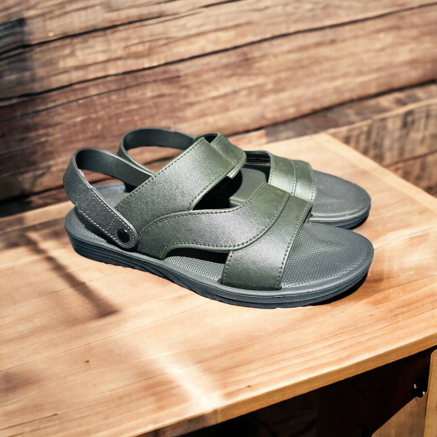 Fashionable, Comfortable And Light Men's Huaraches. Outdoor Sandals For Men. - 黑色 - 查看 1