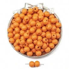 beadia 50pcs Colorful Round Wooden Beads, For Necklace And Bracelet DIY Crafting Materials - Multicolor - View 9