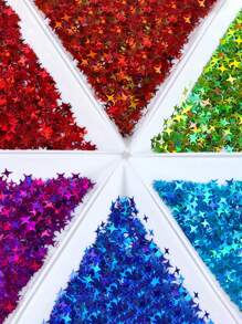 1pc Starry Resin Sequins Shiny Four-pointed Star Glitter For Epoxy Resin Filling UV Silicone Mold Filler DIY Crystal Crafts Handmade - Multicolor - View 6
