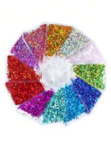 1pc Starry Resin Sequins Shiny Four-pointed Star Glitter For Epoxy Resin Filling UV Silicone Mold Filler DIY Crystal Crafts Handmade - Multicolor - View 8