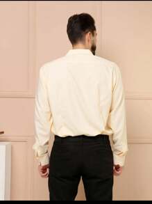 Men Shirts - Yellow - View 3