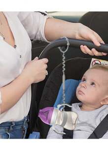 Silikon Anti-fall Seil Für Babyflaschen, Wasserflaschen Und Spielzeug. Geeignet Für Kinderwagen, Hochstühle Und Autositze. Enthält Kein Bpa.