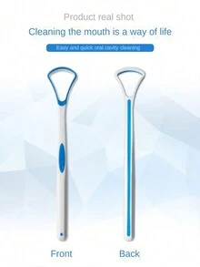 2入組舌刮器,去除口臭,去除厚重白色舌苔,口腔護理工具