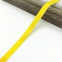 4.5m 10mm Wide Colorful Single-Sided Flocked Ribbon With Bowknot For Gift Wrapping Valentines - Multicolor - View 18