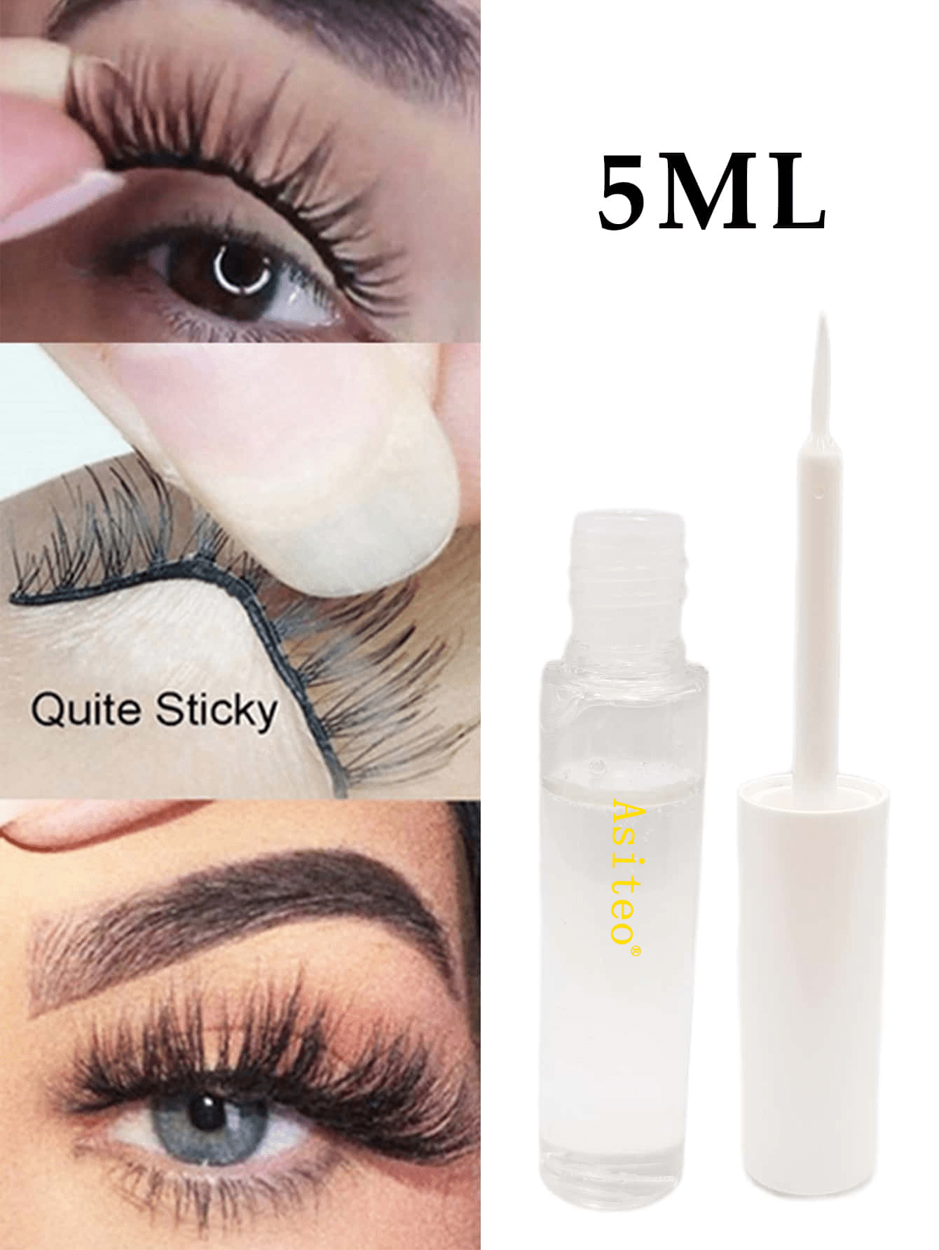 1 Piece 5ML Clear Color Eyelash Glue Makeup Faux Mink Eyelashes