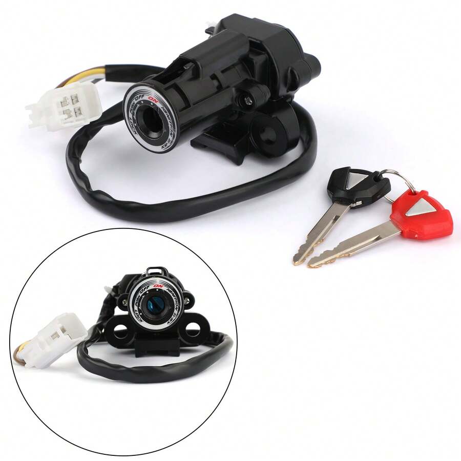 Ignition Switch Keys Fit for Kawasaki ZX636 ZX6R ZX10R Ninja's 400R 650 1000 1119 SHEIN USA