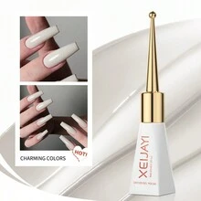 XEIJAYI 1Pc White Long-Lasting Light Grey Gel Nail Polish Uv/Led Soak Off Gel Nail Polish For Nail Art Diy Salon Home Holiday Gift For Women Nail Art Manicure Diy Salon Gift - 淺灰色 - 查看 6