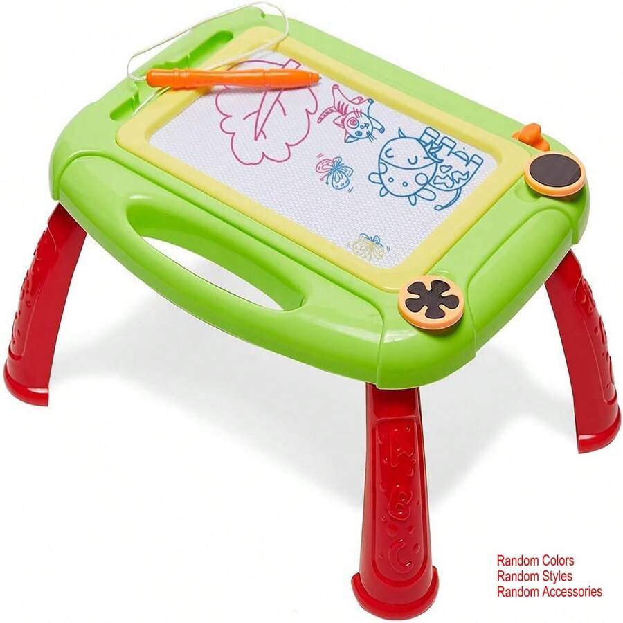 Matesy 1-3歲女孩玩具,兒童磁性塗鴉板,早期教育學習嬰兒玩具,多彩塗鴉板畫板,適用於男女孩,生日萬聖節聖誕節復活節禮物(綠色)