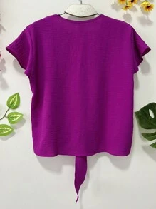 Women Tops - Màu Hoa hồng đỏ - Xem 3