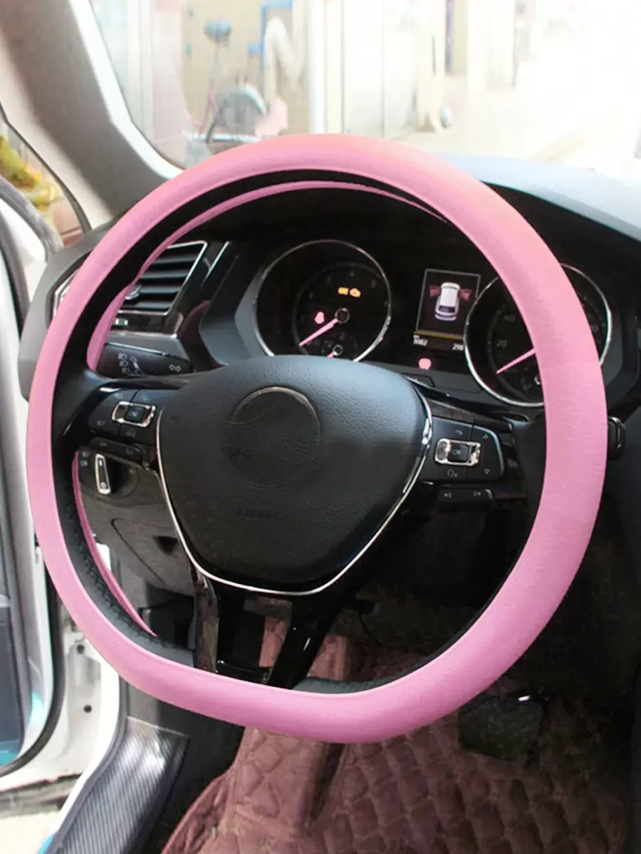 Cubre Volante Rosa Para Coches - Rosa - Ver 1