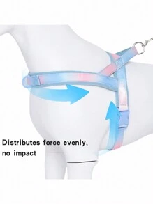 Kéo Dây nịt chó Biến đổi dần In Chó Ngực Harness Mềm mại Dây nịt chó - Nhiều màu - Xem 9
