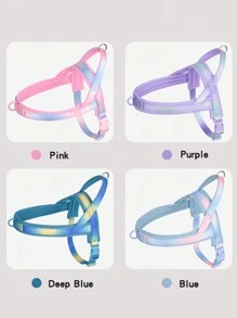 Kéo Dây nịt chó Biến đổi dần In Chó Ngực Harness Mềm mại Dây nịt chó - Nhiều màu - Xem 10