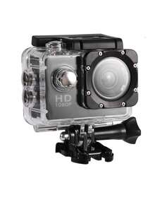 4K WiFi Sports Camera Waterproof Submersible / With Shockproof Housing - Black - View 1