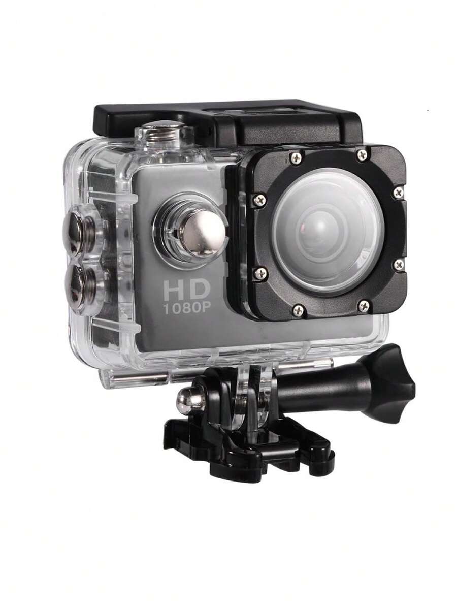 4K WiFi Sports Camera Waterproof Submersible / With Shockproof Housing - Black - View 1