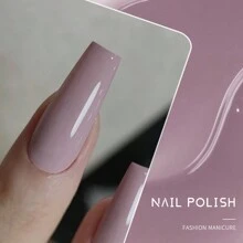 XEIJAYI Cái Sơn Móng Tay Màu Tím Nhạt Lâu Dài Sơn Móng Tay UV/Led Ngâm Tắt Gel Sơn Móng Tay Cho Móng Tay Nghệ Thuật Tự Làm Salon Tại Nhà Ngày Lễ Quà Tặng Cho Phụ Nữ Quà Tặng Làm Móng Tay Tại Nhà - Màu tím hoa cà - Xem 5