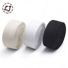 SEMINI Đen Trắng màu trơn Twill Chevron Ràng buộc Ruy băng Dây vải Ruy băng Tỉa cành Đối với Đóng gói Quần áo Phụ kiện Thủ công DIY - Twill Đen000 - Xem 5