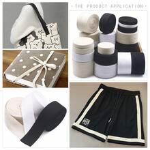 SEMINI Đen Trắng màu trơn Twill Chevron Ràng buộc Ruy băng Dây vải Ruy băng Tỉa cành Đối với Đóng gói Quần áo Phụ kiện Thủ công DIY - Twill Đen000 - Xem 9