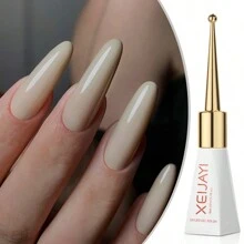XEIJAYI 1pc Long-Lasting Beige Gel Nail Polish UV/LED Soak Off Gel Nail Polish For Nail Art DIY Salon Home Holiday Gift For Women - 杏色 - 查看 3
