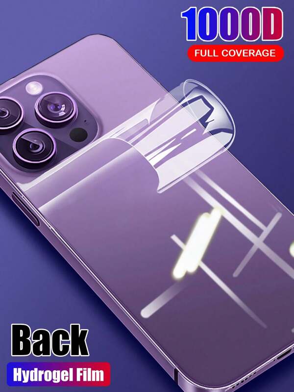 HD Automatic Repair Anti-Fingerprint Compatible With IPhone 11 12 13 14 15 Series Full Cover Back Hydrogel Film Compatible With Apple IPhone 12 13 Mini 14 15 Plus Screen Protector Accessories