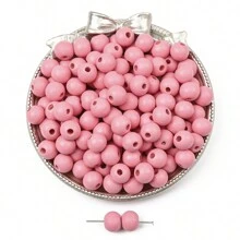 beadia 50pcs Colorful Round Wooden Beads, For Necklace And Bracelet DIY Crafting Materials - Multicolor - View 17