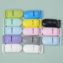 13 chiếc kẹp núm vú giả, kẹp cá sấu, kẹp găng tay không ngón, đồ chơi mọc răng cho bé, chăn, giá đỡ yếm, vừa với ruy băng 20mm (màu ngẫu nhiên) - Nhiều màu - Xem 11
