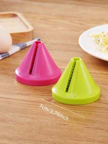 1 pieza multifuncional verde Cortador de verdura espiral Rallador rápido adecuado para doméstico cocina - Verde - Ver 3