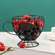 tea cup fruit basket
