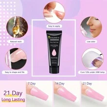 2色uv凝膠指甲油,適用於沙龍指甲和家庭diy指甲藝術,非常適合送給女士的閃亮指甲藝術美甲diy沙龍女性禮物 - 白色 - 查看 7