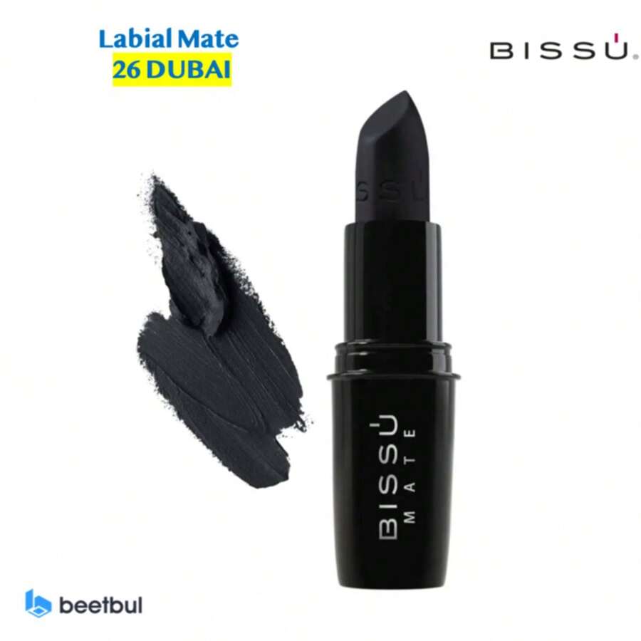 Beetbul Bissú Labial Mate 26 Dubaí - Negro - Ver 1
