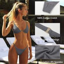 6入組女士丁字褲