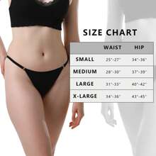 6入組女士丁字褲