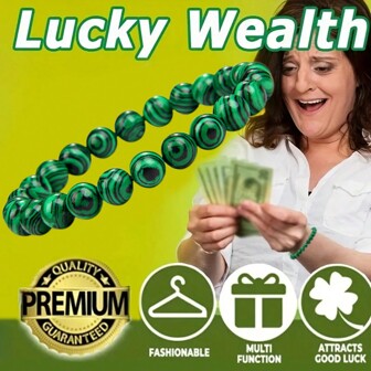 1pc Peacock Stone Bracelet Handmade By Gemstone Beads With 4/6/8/10mm Diameter, A Lucky Energy Jewelry To Relieve Anxiety And Enhance Health