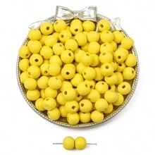beadia 50pcs Colorful Round Wooden Beads, For Necklace And Bracelet DIY Crafting Materials - Multicolor - View 11