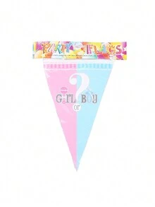 Gender Reveal Party Banner - Multicolor - View 5