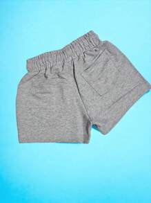 Paparrel Teen Girls Denim Shorts - 淺灰色 - 查看 3