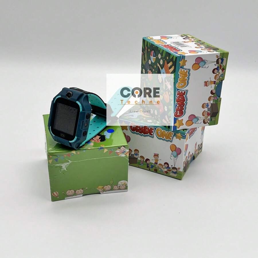 Smartwatch Monitor Sedentario Localizador Teléfono SIM Card Cámara MicroSD Fotos Juegos Didácticos Impermeable - Verde - Ver 1