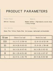 1 bộ Phong cách công chúa Bong bóng Gai Thú cưng Ngực & Trở lại Dây đeo - Màu vàng - Xem 2