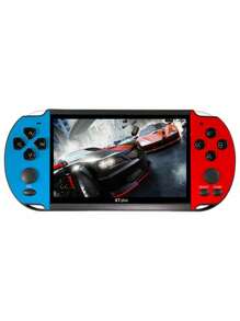 Consola de video juegos portatil con + de 10,000 juegos color azul con rojo consola Retro para niños recargable - Azul - Ver 3