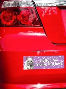 Fun Car Stickers - Multicolor - View 1