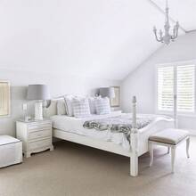 1捲大理石紋自黏pvc防水防油牆紙廚房櫥櫃家具牆貼,適用於家居裝飾和翻新 - 白色 - 查看 2