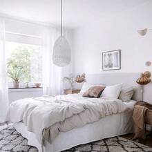 1捲大理石紋自黏pvc防水防油牆紙廚房櫥櫃家具牆貼,適用於家居裝飾和翻新 - 白色 - 查看 3