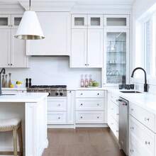 1捲大理石紋自黏pvc防水防油牆紙廚房櫥櫃家具牆貼,適用於家居裝飾和翻新 - 白色 - 查看 11