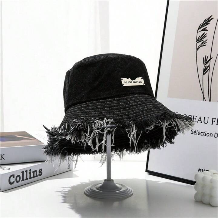 BALENCIAGA バレンシアガ ハット 帽子 BALENCIAGA】BLACK DENIM BUCKET HAT