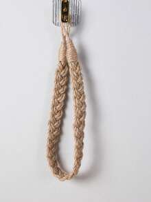 2入組手工編織繩繩帶,用於窗簾收納 - 棕色 - 查看 4