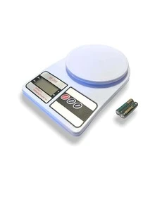 Báscula Digital Para Cocina Gramera Electrónica Pesa De 1 Gramos a 10 kg - Gris Claro - Ver 2