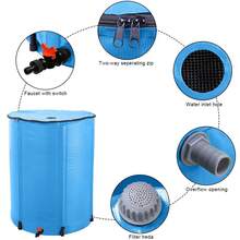 100 Gallon Folding Rain Barrel Water Collector Blue - 藍色 - 查看 11