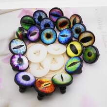 20 pares de ojos de dragón para hacer muñecas y animales de peluche, con arandelas para manualidades, ojos para osos, amigurumi y juguetes de ganchillo