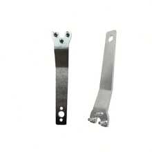 2pcs 9523 Angle Grinder Wrench Sand Wheel Tool, Compatible With 100 Angle Grinder - Silver - View 1