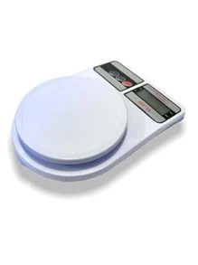 Báscula Digital Para Cocina Gramera Electrónica Pesa De 1 Gramos a 10 kg - Gris Claro - Ver 5