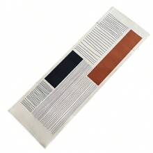 Passadeira Tapete Sintética Veludo Cristal Antiderrapante 50*150cm Para Sala Cozinha Corredor Beira de Cama - Cinza - Visão 2